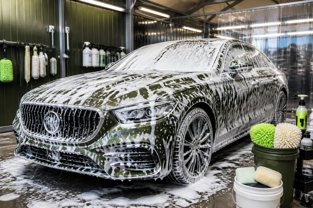 Lavage complet d'une voiture : ce que comprend la prestation