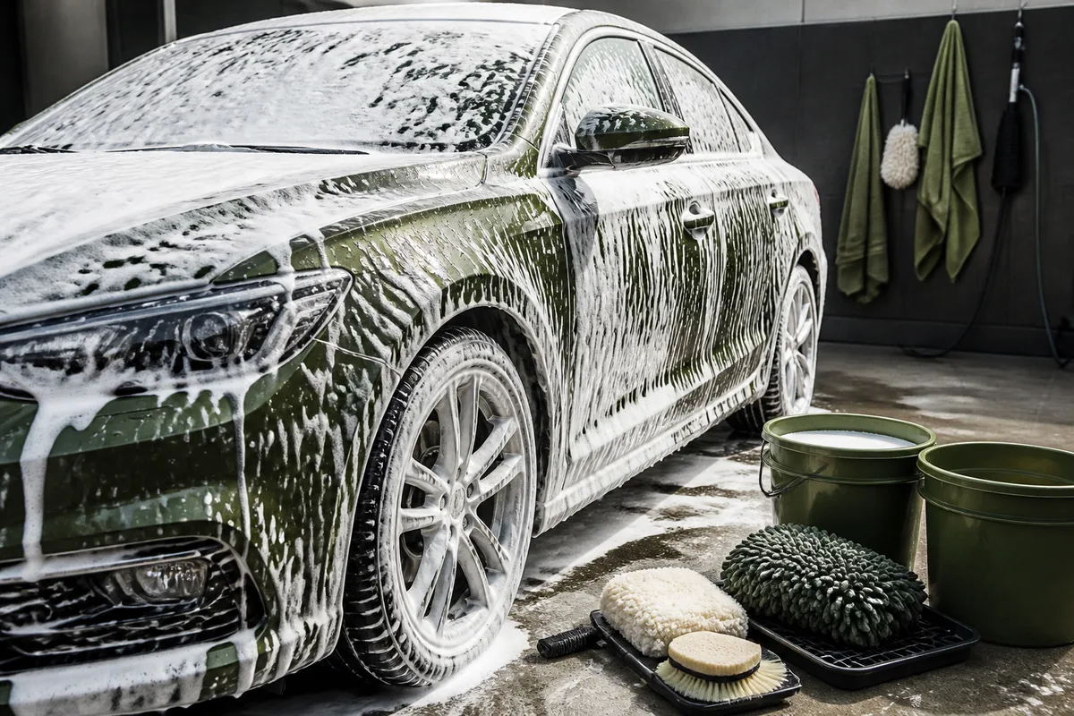 Lavage de voiture à la main : méthode et précautions